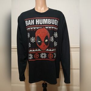 DeadPool Christmas Long Sleeve shirt 2X